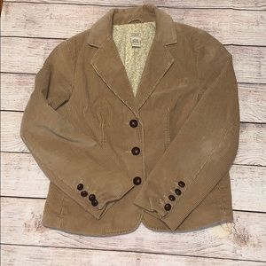 Vintage L.L. Bean Tan Corduroy Blazer